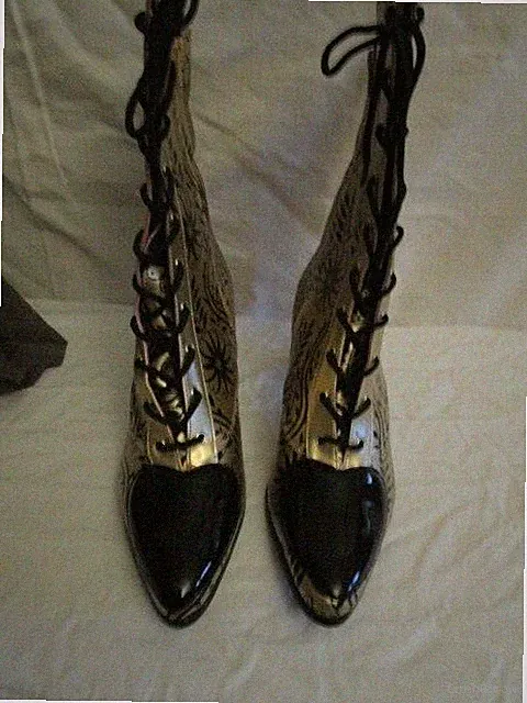 SCHÖNE STIEFELETTEN VIKTORIANISCH 45 - WIRKLICH SCHÖNE BOOTS VIC 45 [US 12 UK9 EU 42]