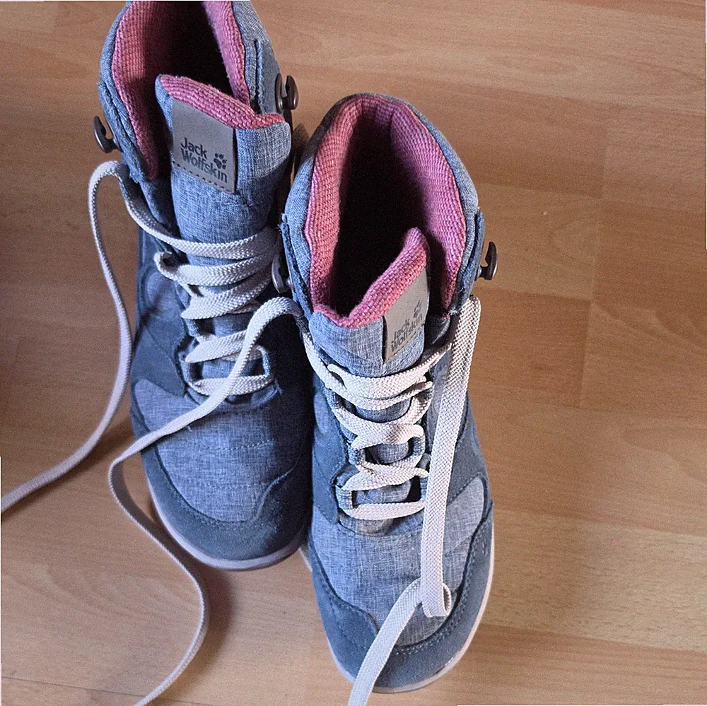 Schuhe Boots 39 Damen/ Jack Wolfskin / Grau / Textil Wasserdicht /