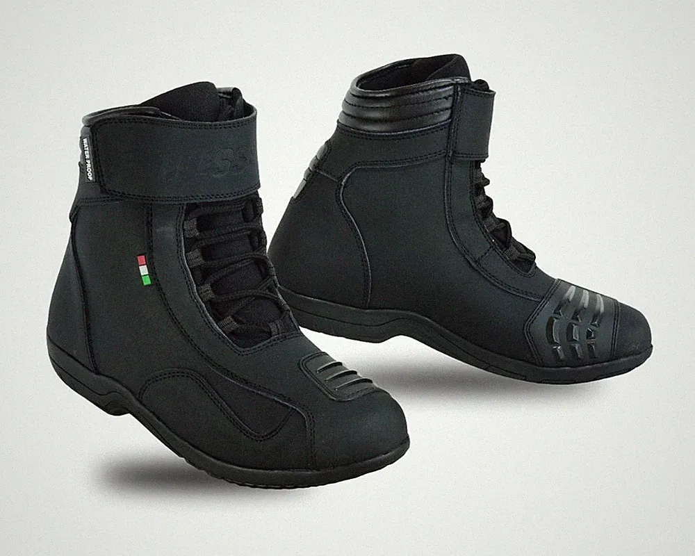 MOTORRADSTIEFEL SPORTSCHUHE SCOOTER LEDER 39 40 41 42 43 44 45 46 47 BIESSE
