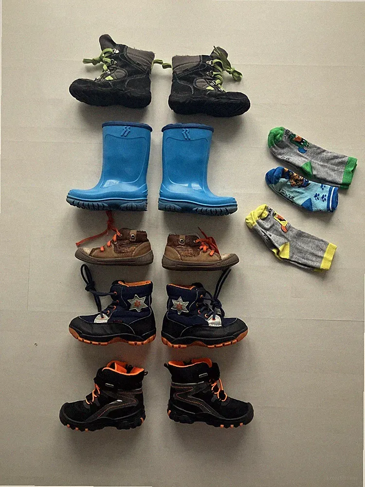 Schuhpaket Schuhe Jungen 25 23 24 26 Superfit Elefanten Gummistiefel Winter