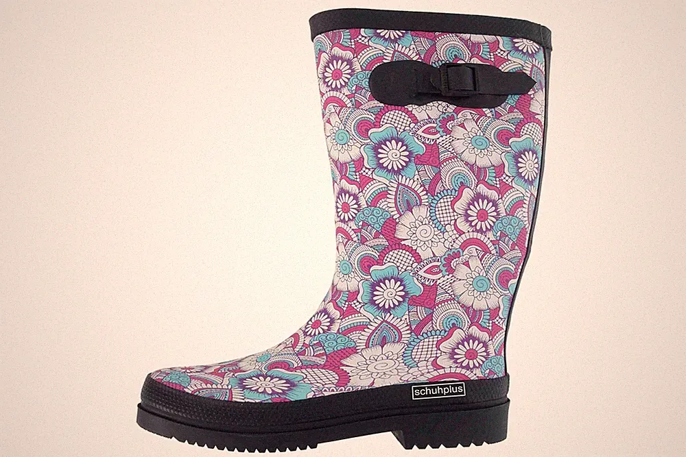 schuhplus Gummistiefel in Übergrößen Mehrfarbig Susanne große Damenschuhe