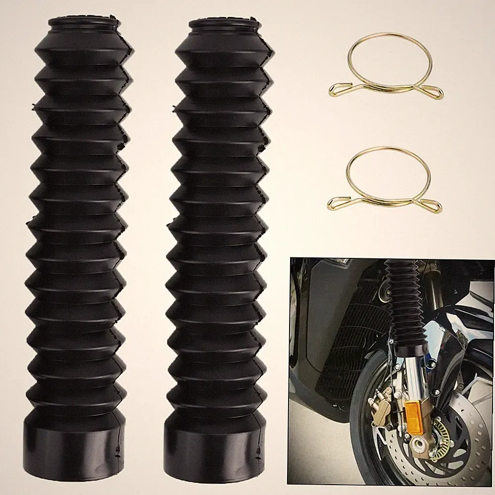 Schwarze Gummistiefel Staubkappe für Offroad Motorrad Gabel Gabel für SAUBER