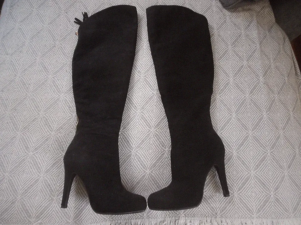 Schwarze Stiefel Gr.40