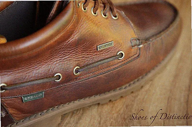 Sebago hellbraune Leder Stiefel Schuhe Herren UK 8 US 8,5 W EU 42