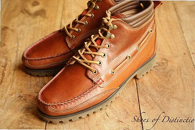 Sebago hellbraune Leder Stiefel Schuhe Herren UK 9 US 9,5 W EU 43