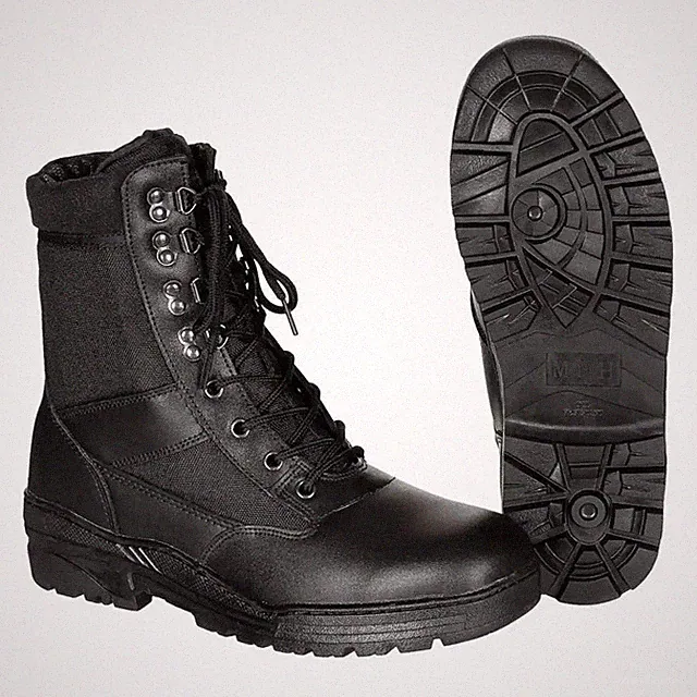 Security Stiefel MFH Einsatzstiefel schwarz Boots Outdoor Arbeitsstiefel Militär