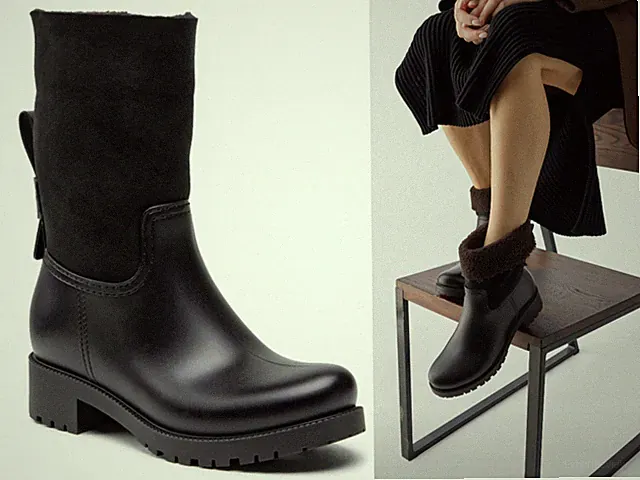SEE BY CHLOÉ Ankle Boots Fellbesatz Fur Trim Schuhe Shoes Biker Stiefel Black