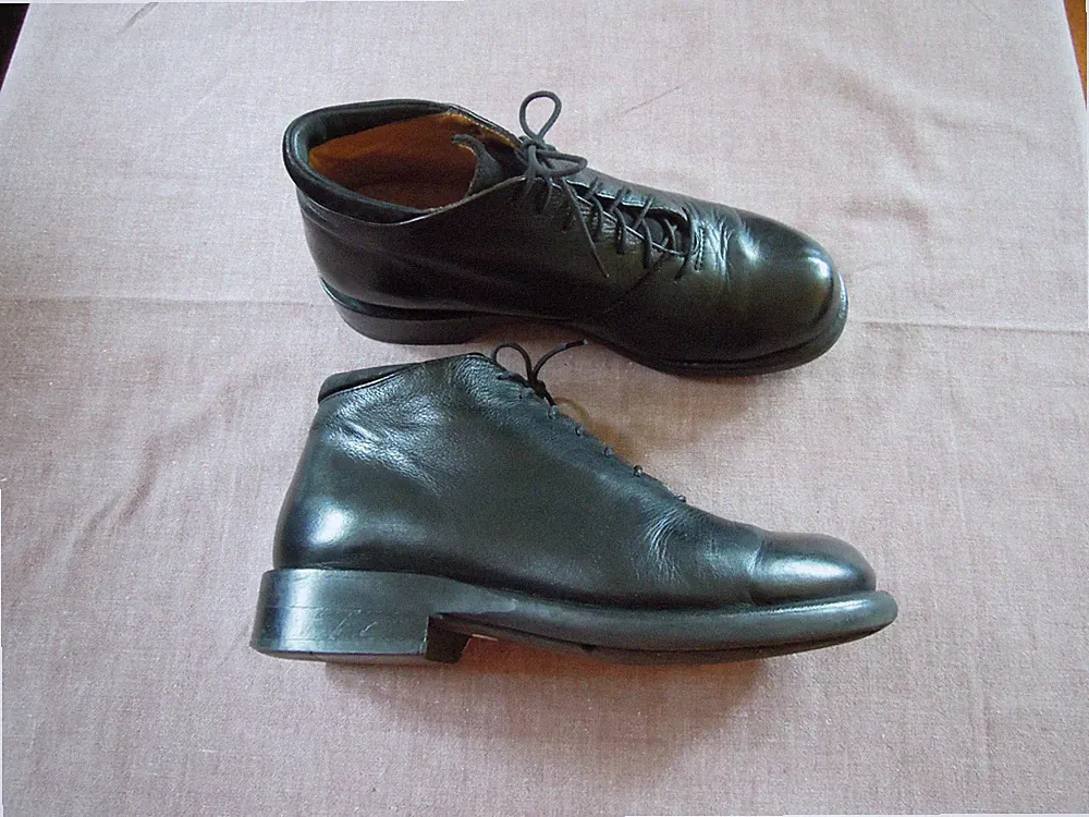 Sehr hochwertige Stiefeletten CLAUS BEECK Gr 41 schwarz Leder ca 26,8 cm Innenlä