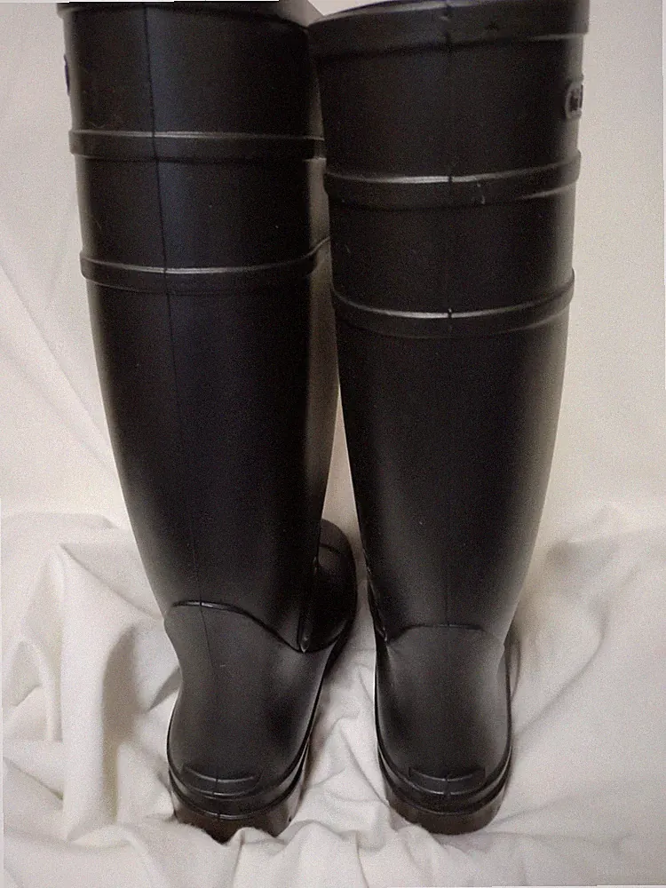 Seltene Stahlkappe Größe 29cm US11 Heavy Duty PVC Gummistiefel MARUGO Workers
