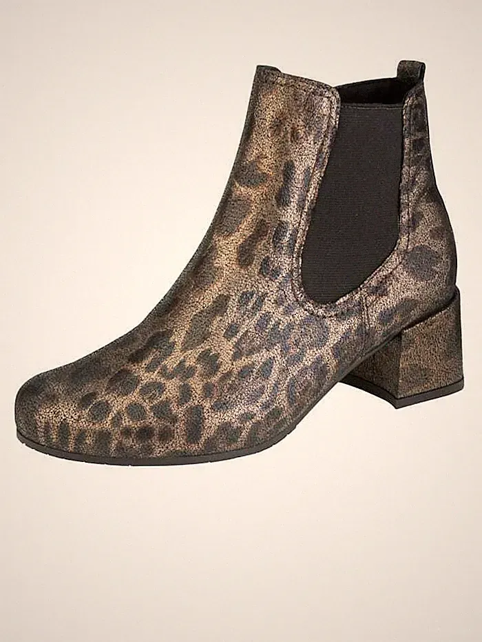 Semler Stiefeletten Chelsea Stiefel Damen Schuhe Leder Weite H 5,5 6 7 7,5 10