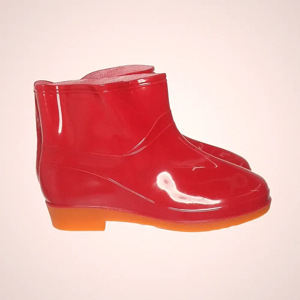 Shang Hai Fu Lu, Kurze Gummistiefel, Größe: 39, Rot, Damen #bae