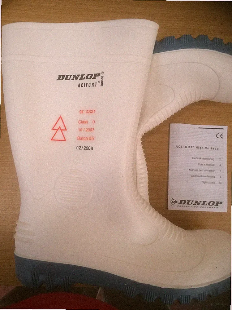 Sicherheitsgummistiefel Dunlop Acifort S501.HV Hochvolt/milchweiß Stiefel UK 6