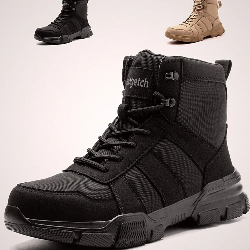 Sicherheitsstiefel Arbeitsschuhe Stahlkappe leicht atmungsaktiv Gummi