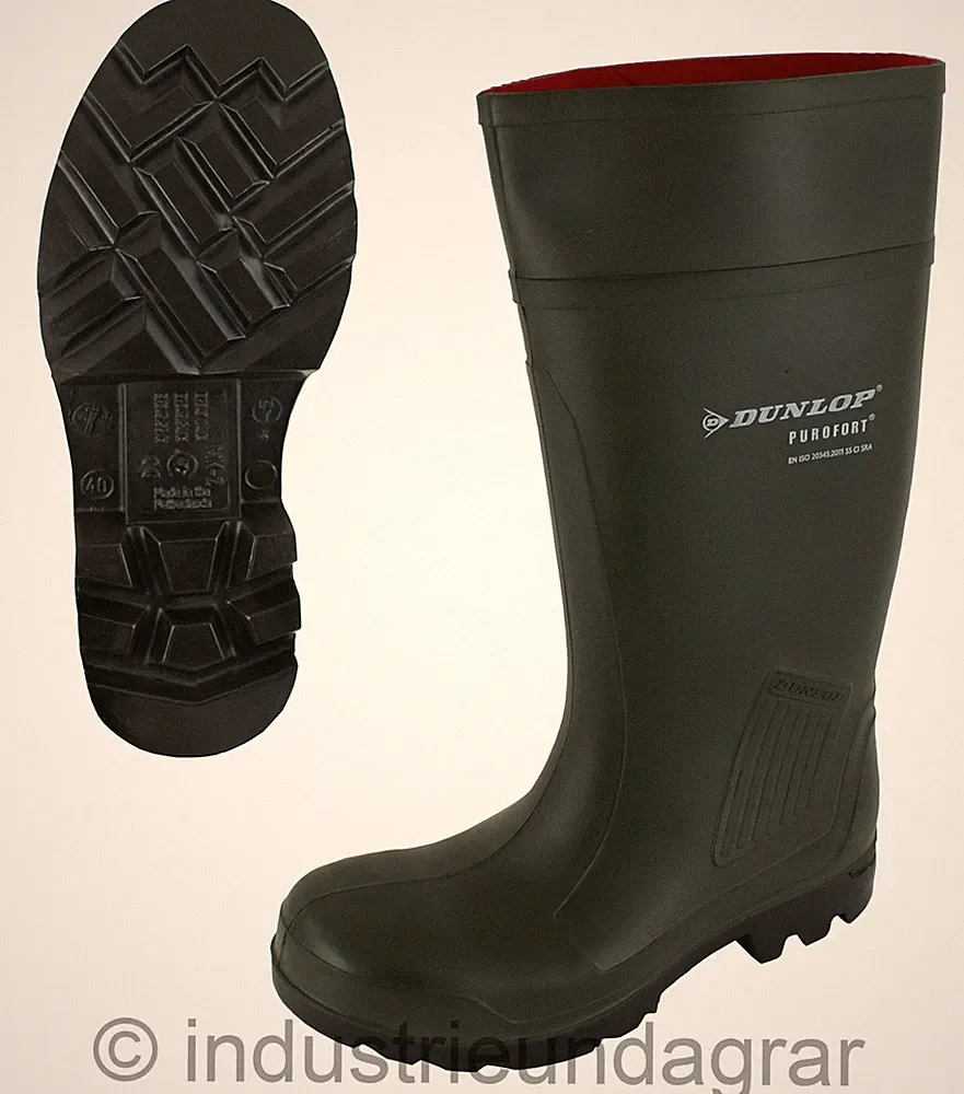 Sicherheitsstiefel Dunlop Purofort S5 Arbeitsstiefel Gummistiefel mit Stahlkappe