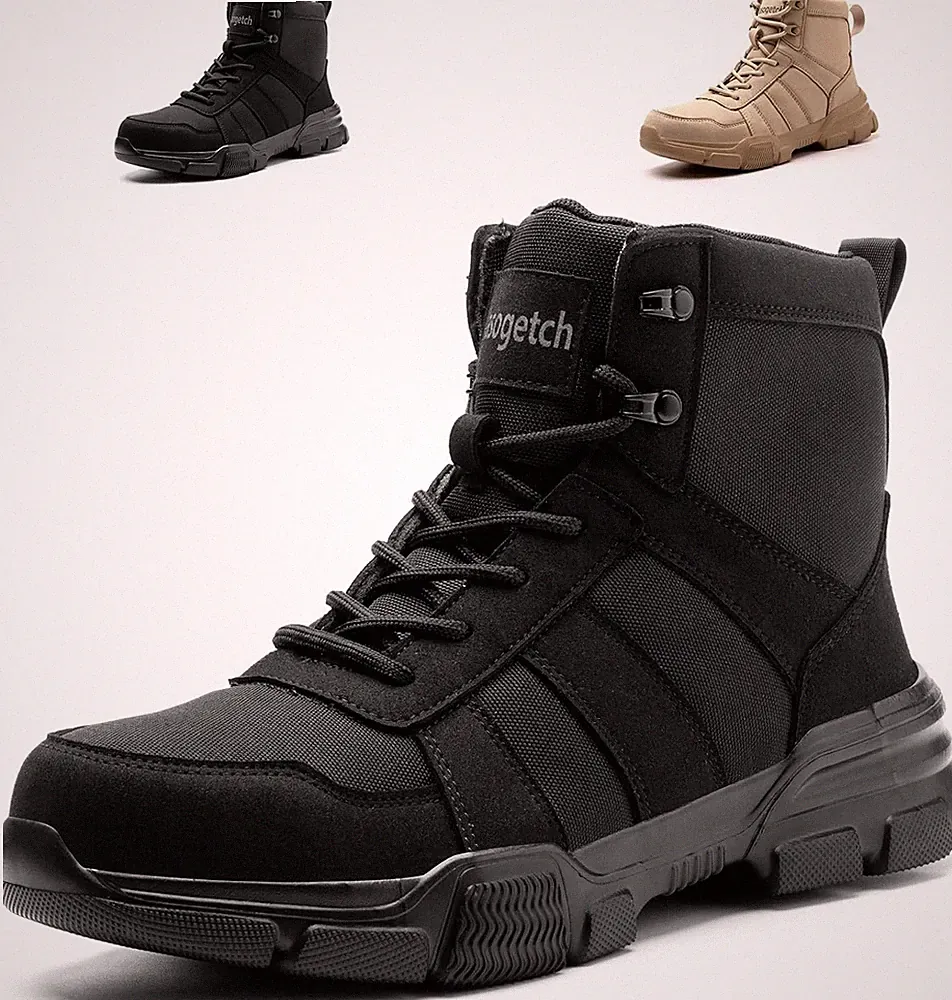 Sicherheitsstiefel Herren Damen Arbeitsstiefel Stahlkappen Atmungsaktiv Schwa...