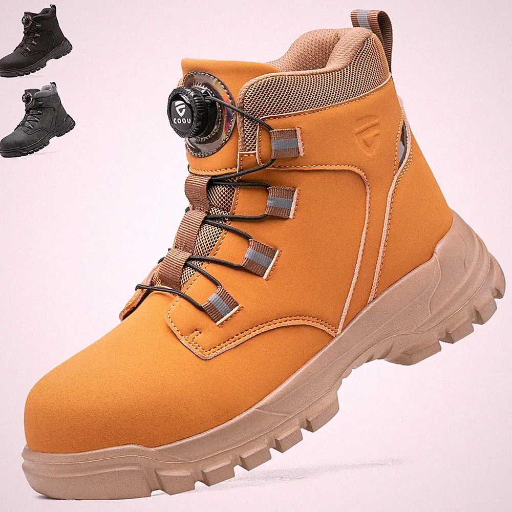 Sicherheitsstiefel Herren Damen Leicht Arbeitsschuhe Hoch