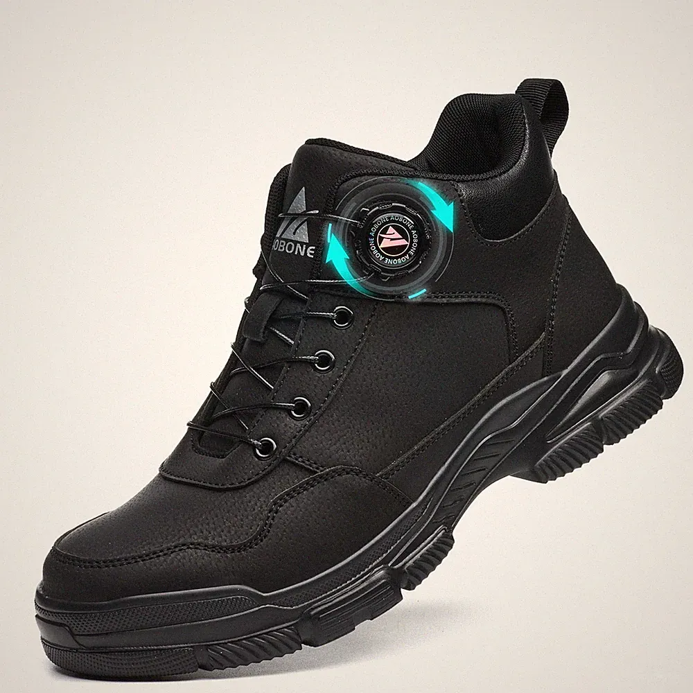 Sicherheitsstiefel Herren Damen Sicherheitsschuhe Leicht Wasserdicht Arbeitss...