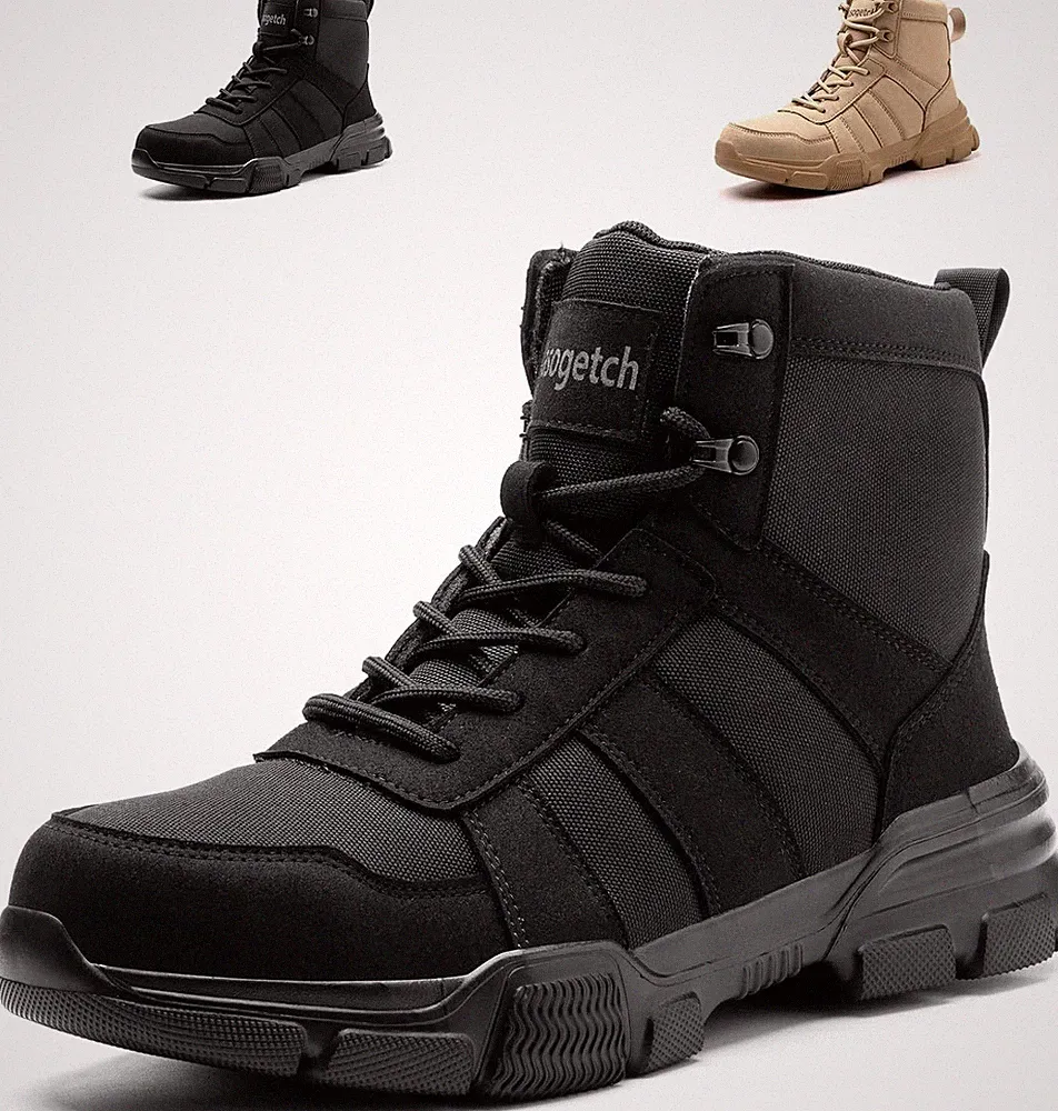 Sicherheitsstiefel Herren Damen Stahlkappe Arbeitsstiefel Leicht Atmungsaktiv...