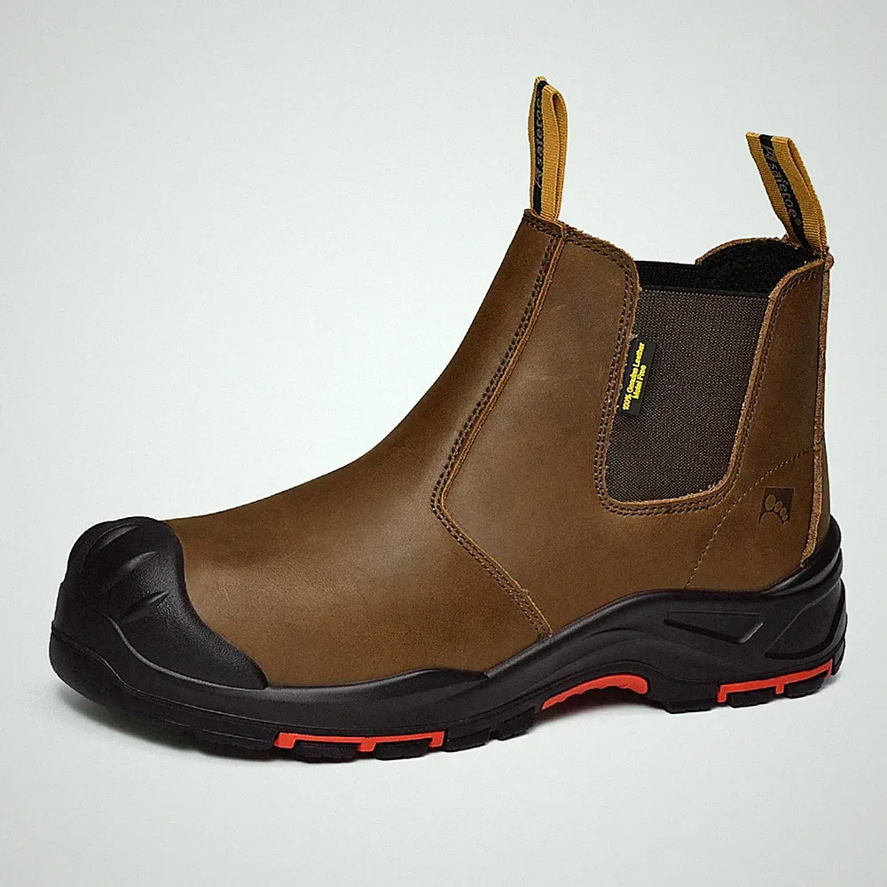 Sicherheitsstiefel M8025NBO Herren Wide Fit Over Cap Composite Toe Arbeitssti...