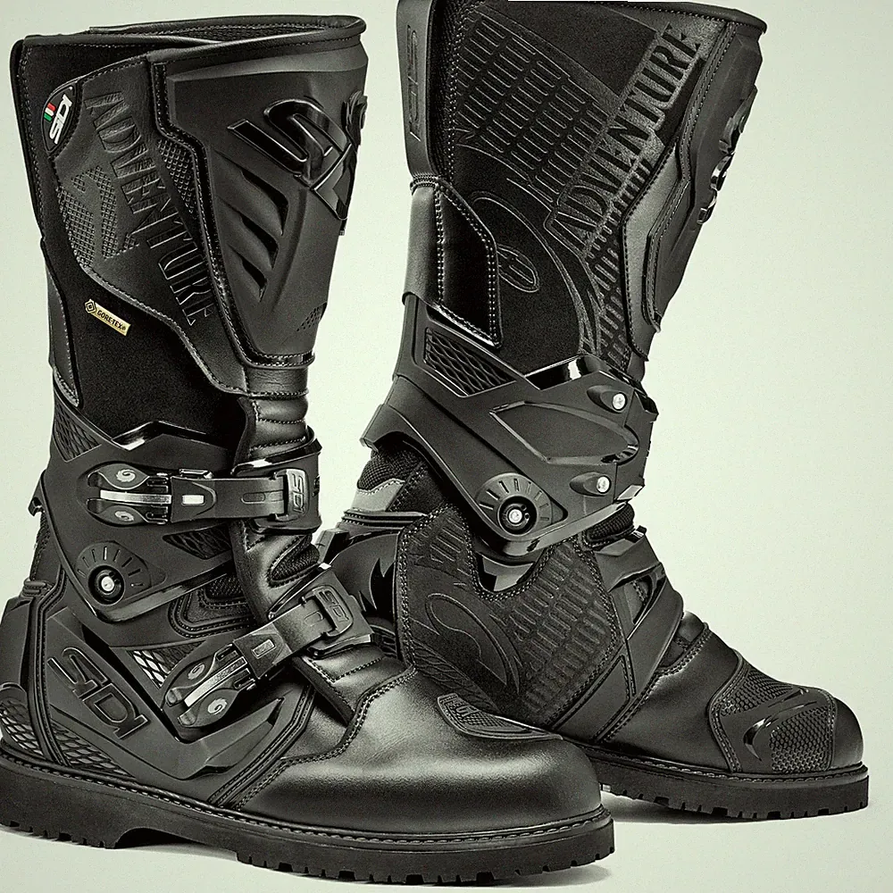 SIDI Motorradstiefel ADVENTURE 2 GORE schwarz Tex Leder wasserdicht 42