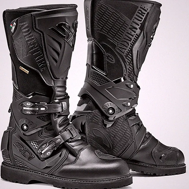 SIDI Motorradstiefel ADVENTURE 2 GORE schwarz Tex Leder wasserdicht 43