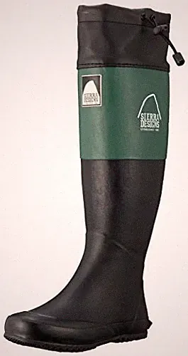[Sierra Designs] Regenschuhe Stiefel Gummistiefel Schwarz Militärstiefel SD2004