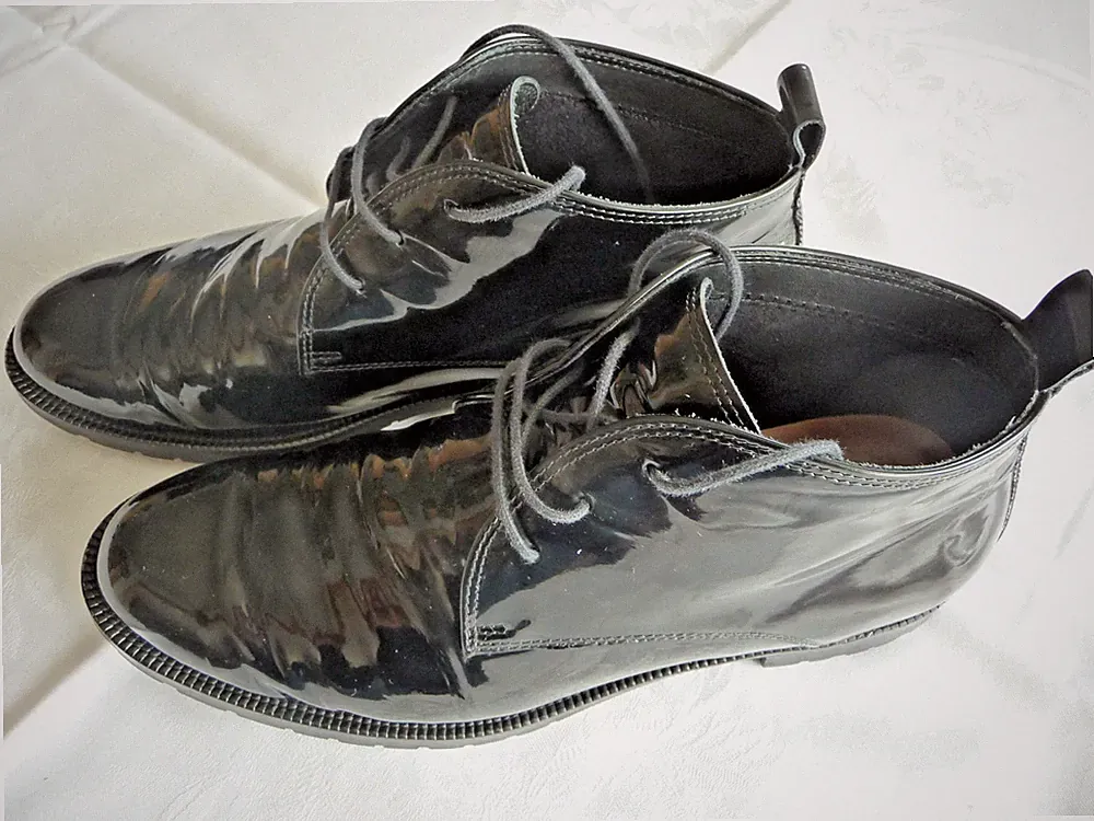 Sioux Damenschuhe Stiefeletten/Stiefel Lackleder Gummisohle Gr. 39 ,schick