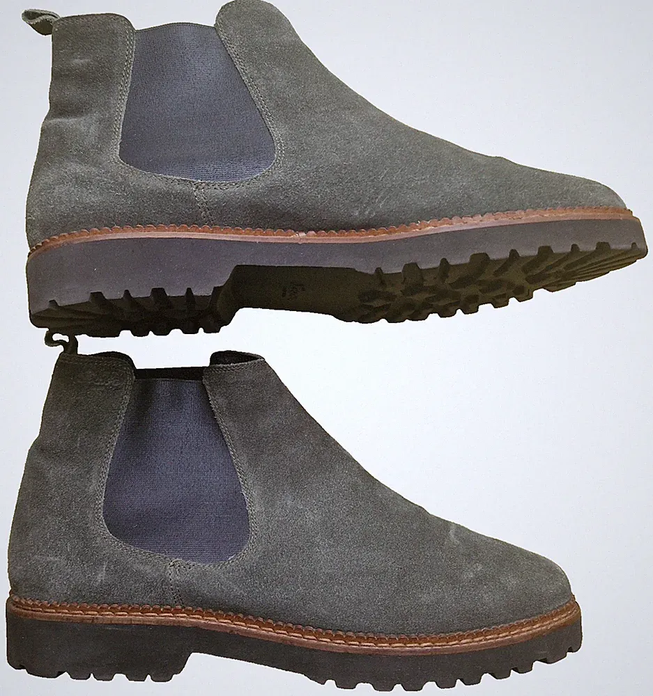 Sioux**Grau-grüne Chelseaboots**Wildleder**Gr.44/9,5**NEUwertig*
