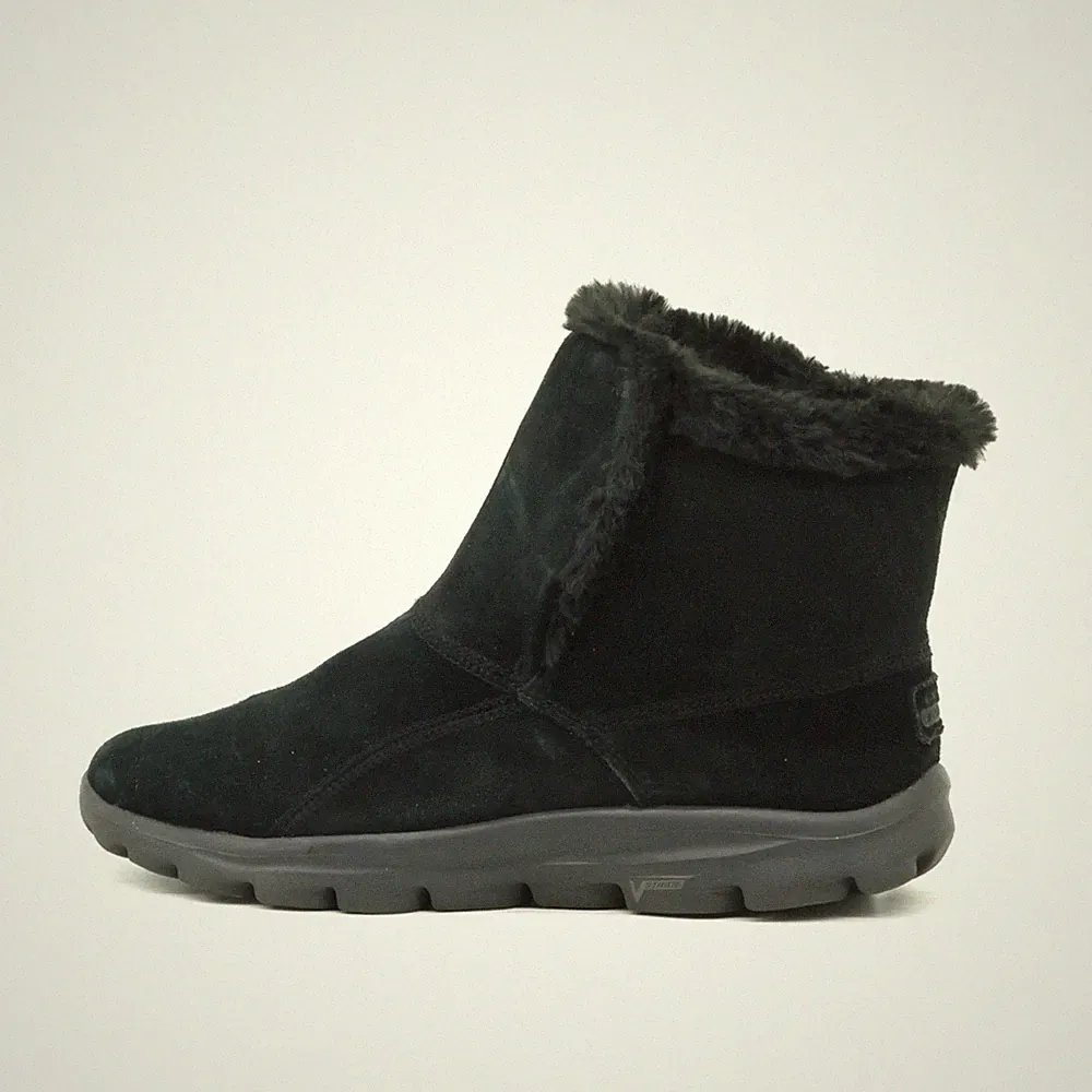 Skechers Damen 14385 Stiefel Schwarz Wildleder Technologie Stiefeletten EU 38