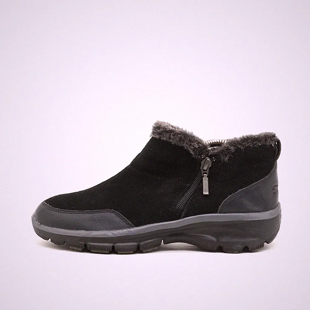 Skechers Damen 49317 Stiefelette Schwarz Leder Fit Winterstiefel EU 37.5