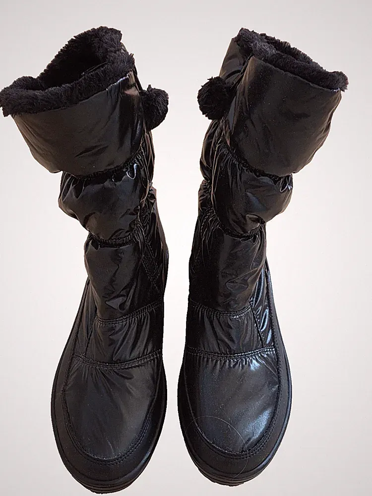 Skechers Damen Adventure Stiefel schwarz/ gefüttert EU 40