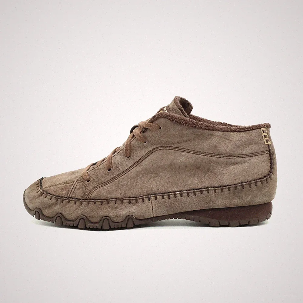 Skechers Damen Relaxed Fit Stiefelette Braun Wildleder Mittelhoch Mokassin EU 39