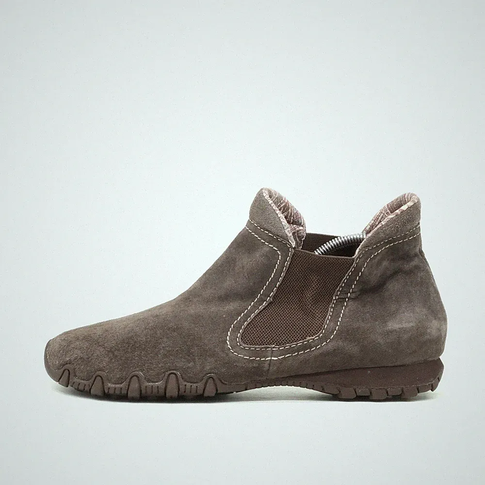 Skechers Damen Relaxed Fit Stiefeletten Braun Wildleder Chelsea Boots EU 38.5