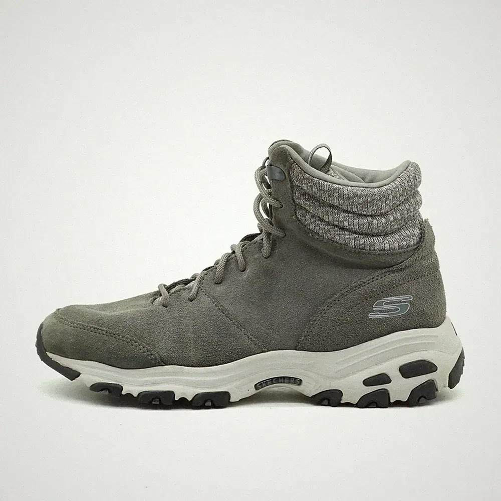 Skechers Damen Stiefel EU 39 SN 49727 Grau Gepolsterte Manschette Outdoor