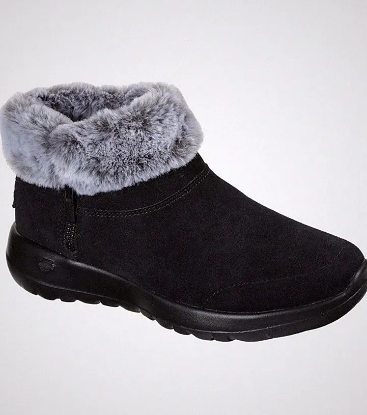 Skechers Gr.4 On The Go Joy Savvy Wide Damen Stiefeletten Bootie Slip schwarz/grau