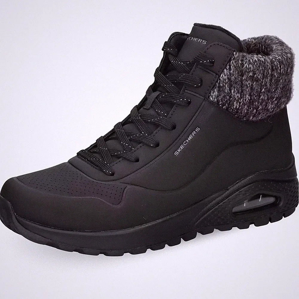 Skechers Schuhe Uno Rugged - Darling Days 167988-BLK Schwarz