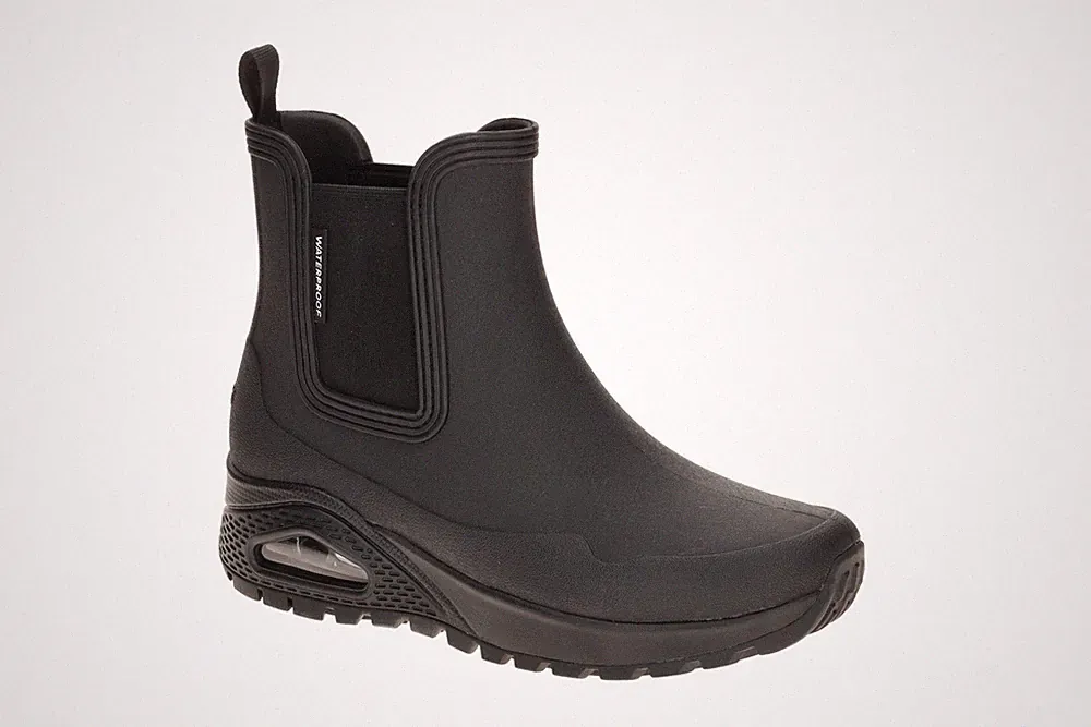 Skechers Schuhe UNO schwarz Damenschuhe Stiefeletten 177183 BBK NEU