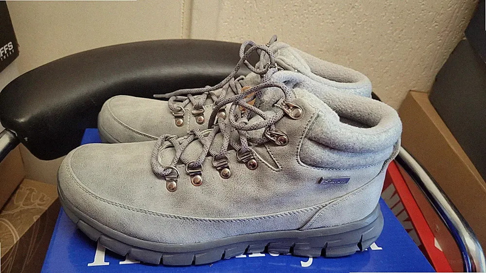 Skechers Synergy Cool Seeker Damen Stiefel Grau Größe UK 7