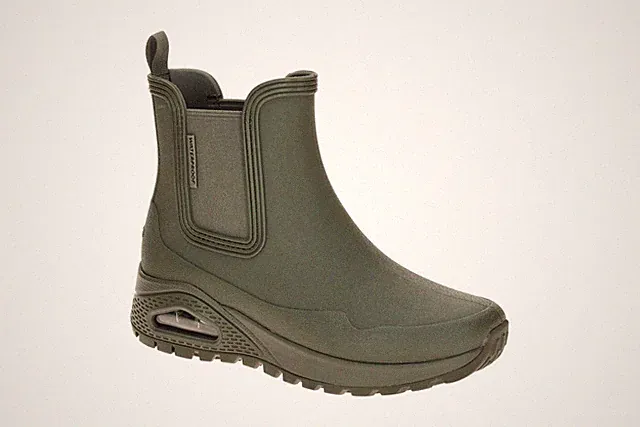 Skechers UNO Damenschuhe - Stiefeletten grün Freizeit NEU
