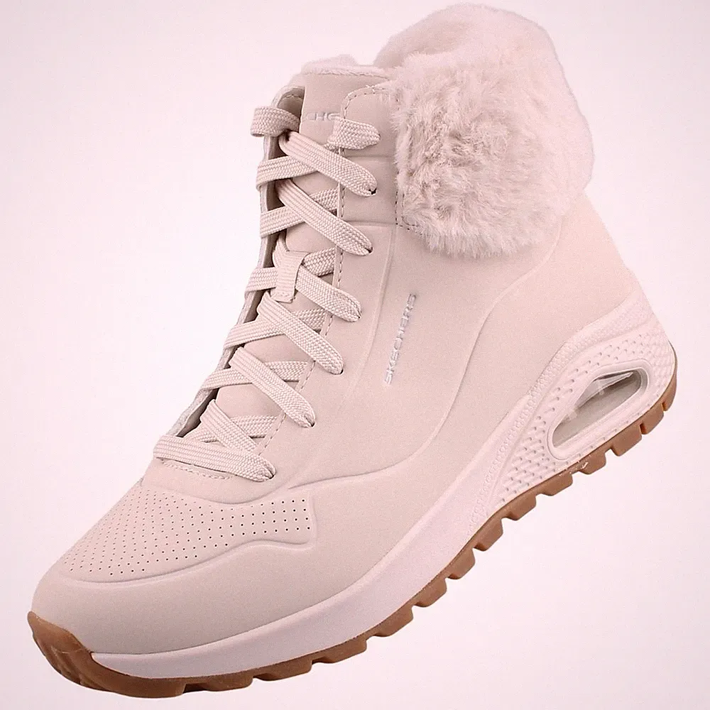 Skechers Uno Rugged - Fall Air Damen Stiefelette Stiefel Offwhite 167274-Ofwt
