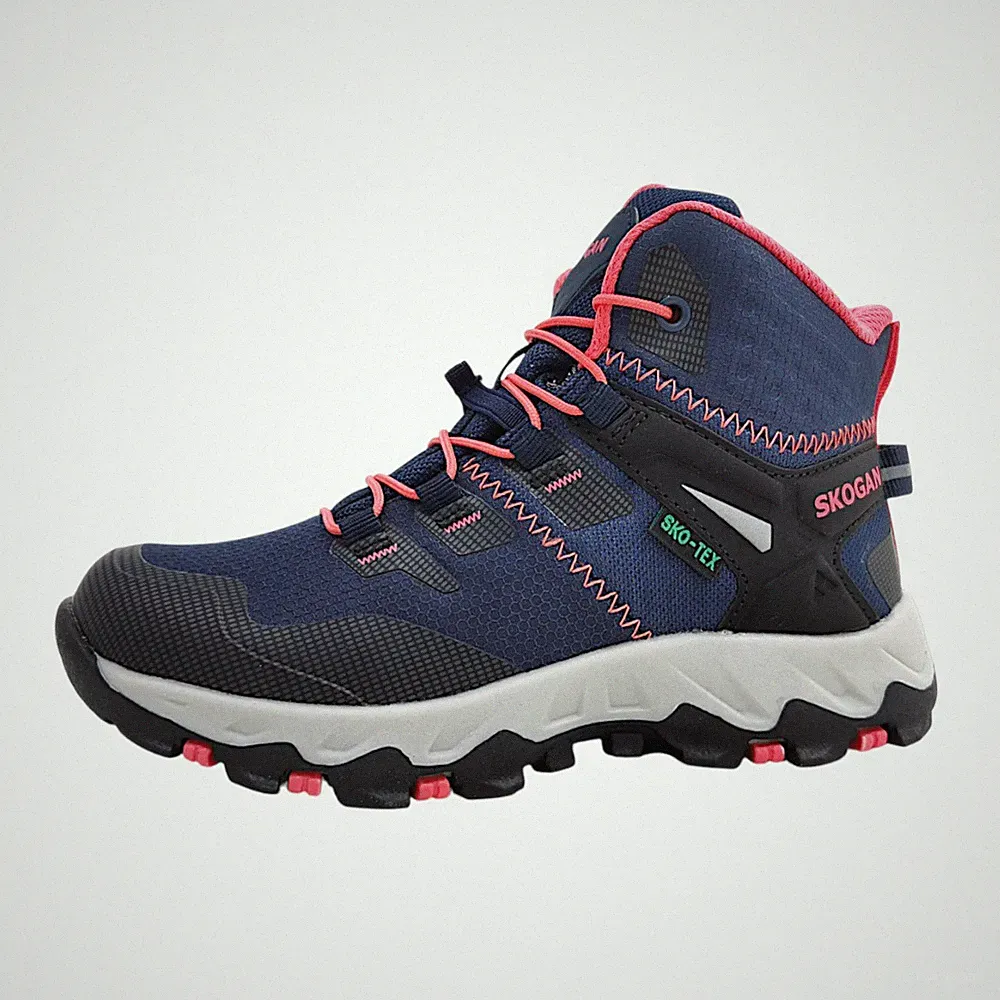 Skogan Aino Kinderschuhe Mädchen Stiefel Schnürstiefel Blau Freizeit