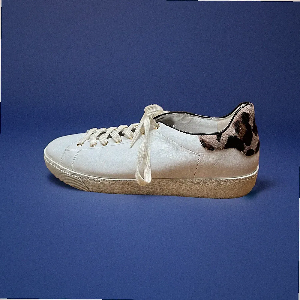 Sneaker Högl, mit Fellbesatz, 44, weiß, Super bequem