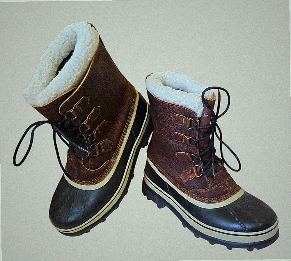 Sorel Caribou Leder Winterstiefel Stiefel Boots Wasserdicht gefüttert Gr. 43,5