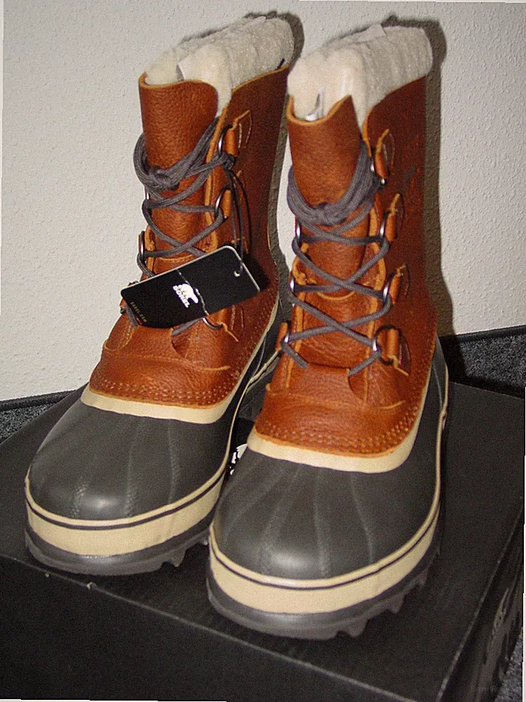 Sorel Caribou Wool Tobacco Gr. 43 neu Winterstiefel der Spitzenklasse