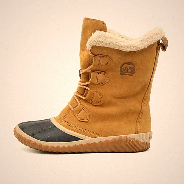Sorel Damen Joan of Arctic Stiefel Braun Nubukleder Mittel Winterstiefel EU 40