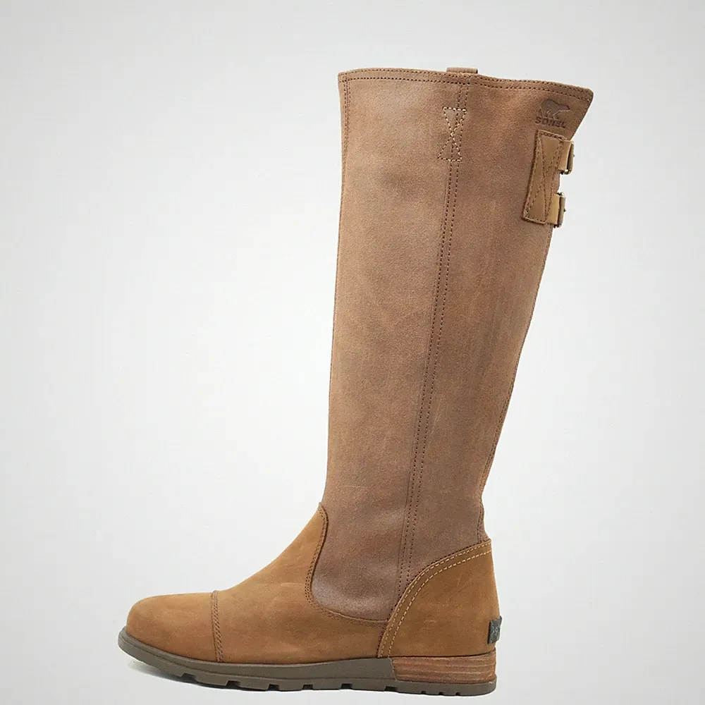 Sorel Damen LL2510-256 Stiefel Braun Leder Kniehoch LL2510 Reitstiefel EU 38,5