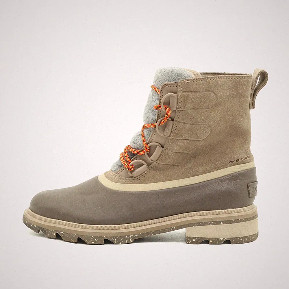 SOREL Damen LL5375-297 Stiefel Beige Wildleder gefüttert Winterstiefel EU 38