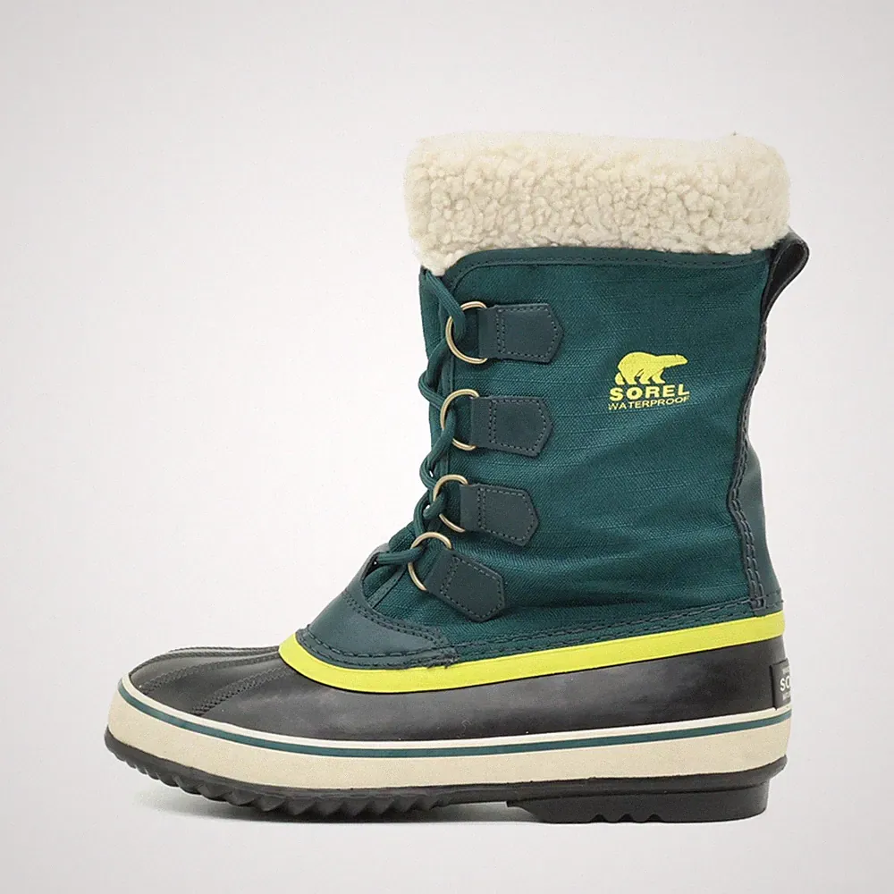 Sorel Damen NL1495-375 Winterstiefel Blau Gelb Textil Gummi Snow Boots EU 39