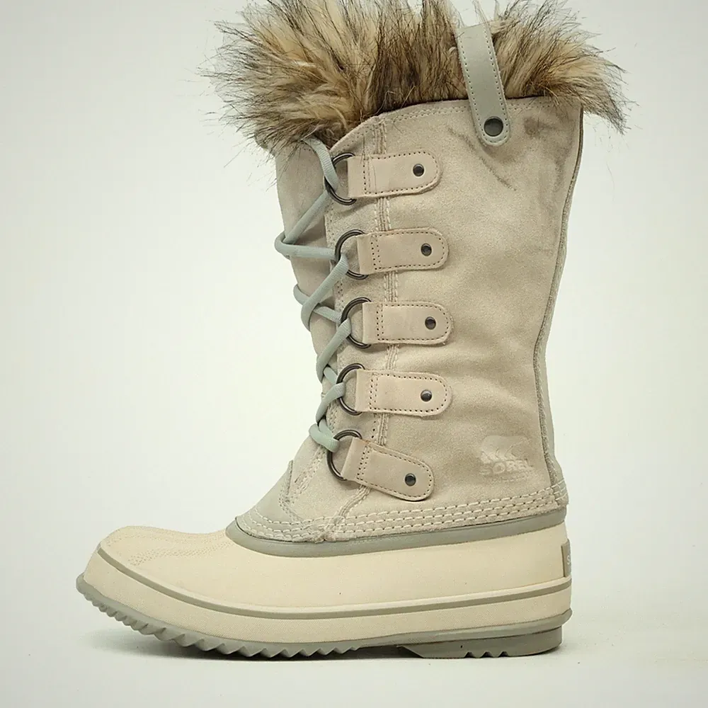 Sorel Damen NL1540-139 Stiefel Beige Wildleder Winterboots Winterstiefel EU 38.5