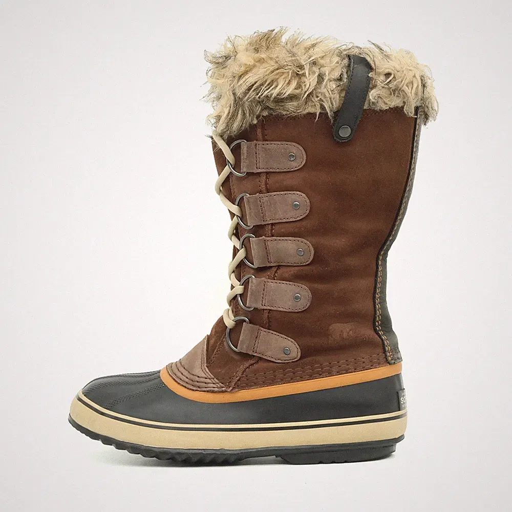 Sorel Damen NL1540-256 Stiefel Braun Wildleder Hoch Boots Winterstiefel EU 40,5